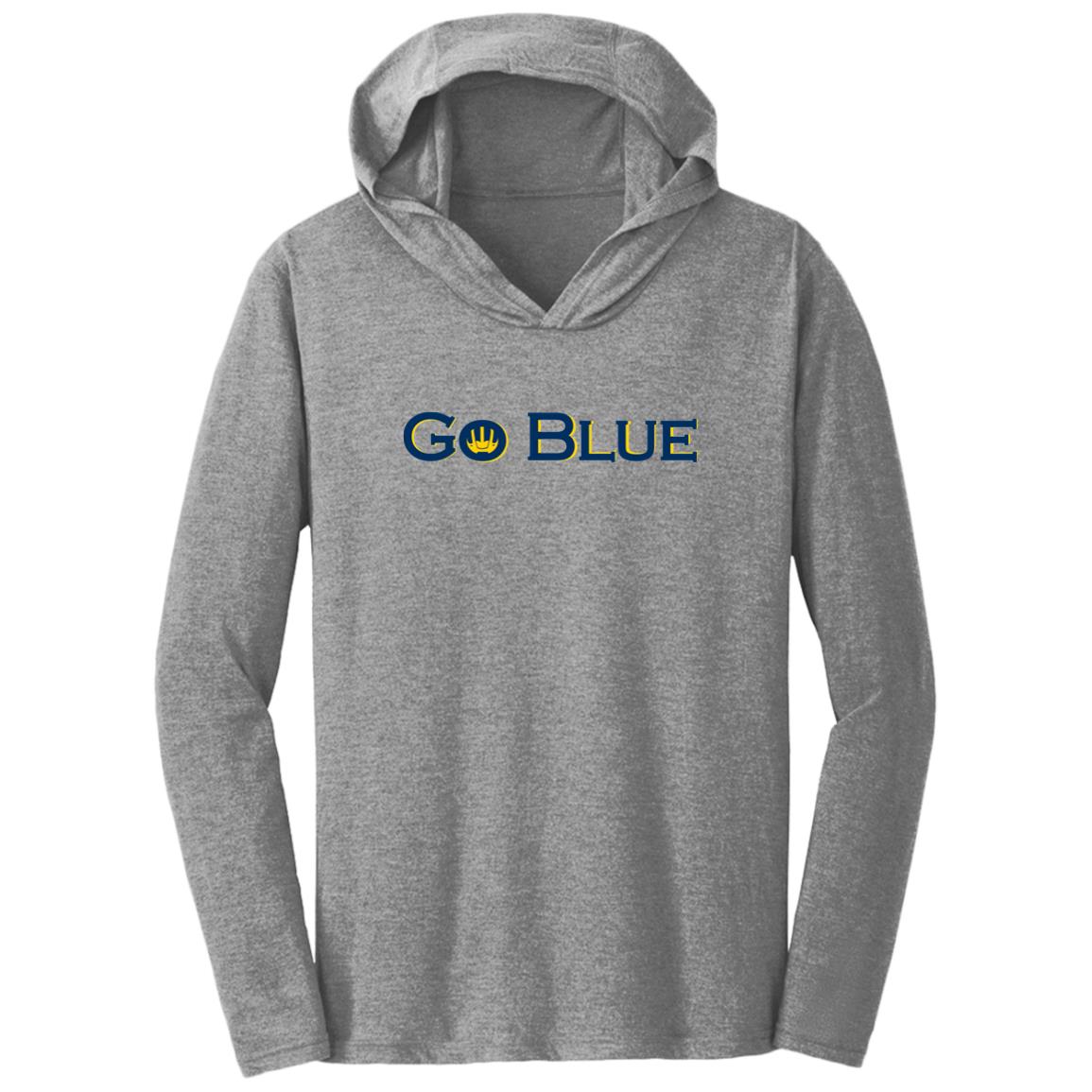 Go Blue Triblend T-Shirt Hoodie
