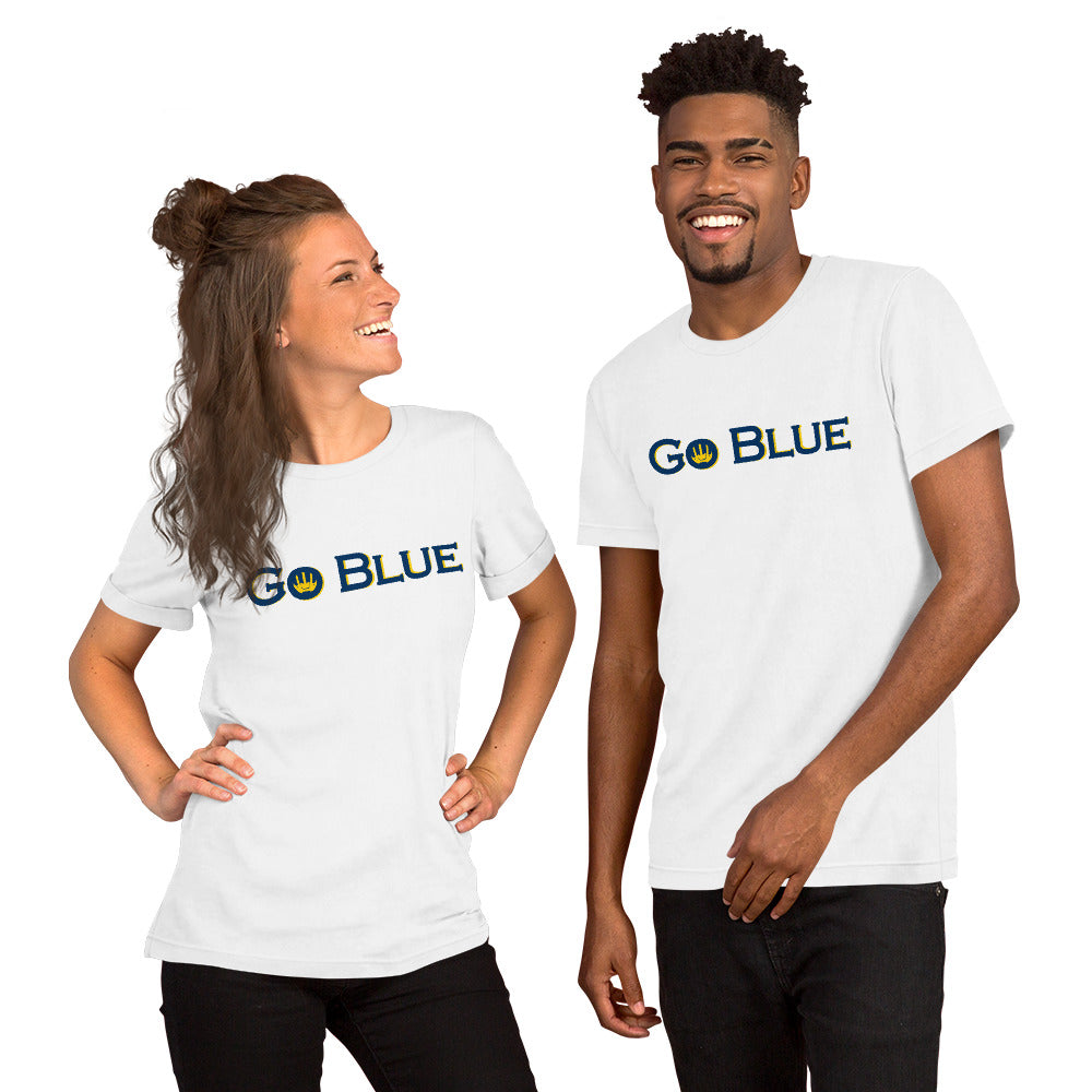 Go Blue Unisex Structured T-Shirt