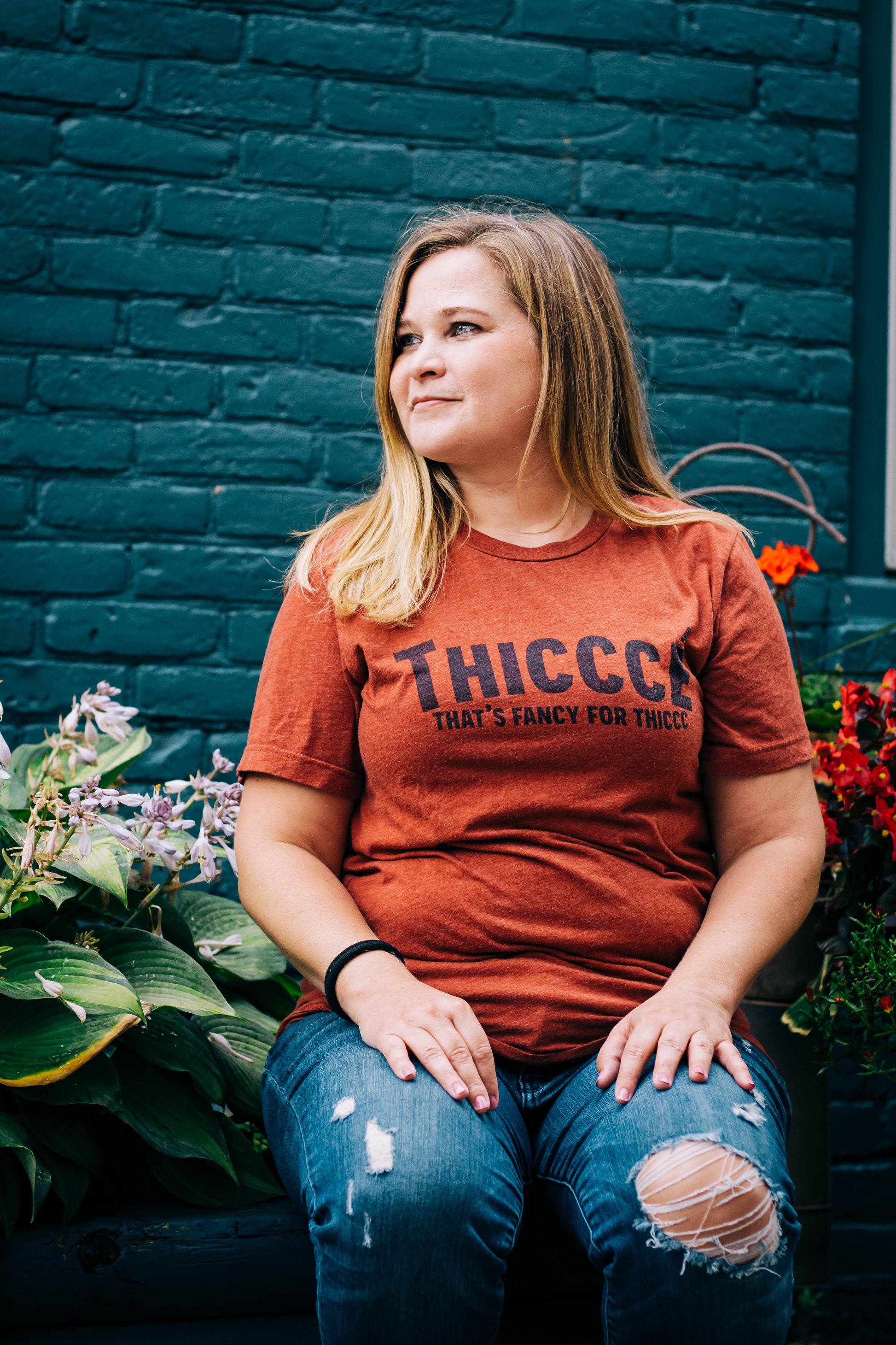 Thicccé t-shirt Maroon