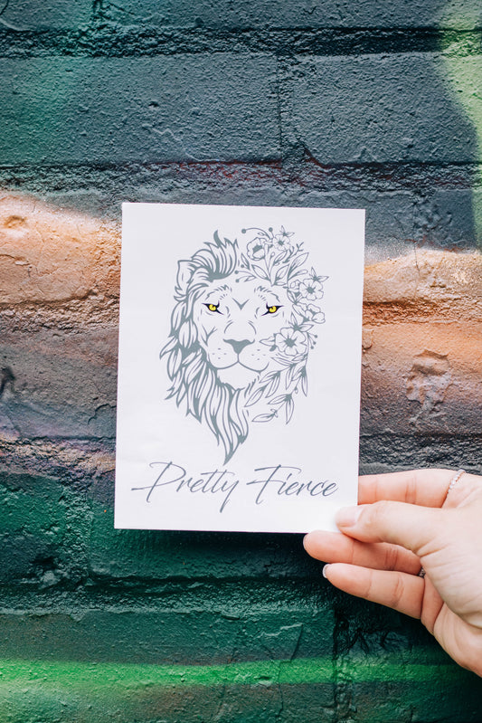 Lion sticker 