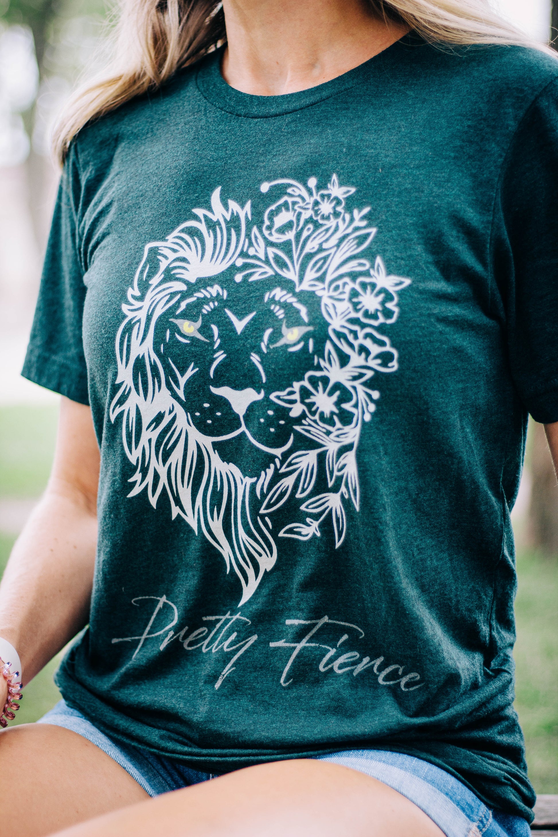 Lion short sleeve t-shirt emerald 3