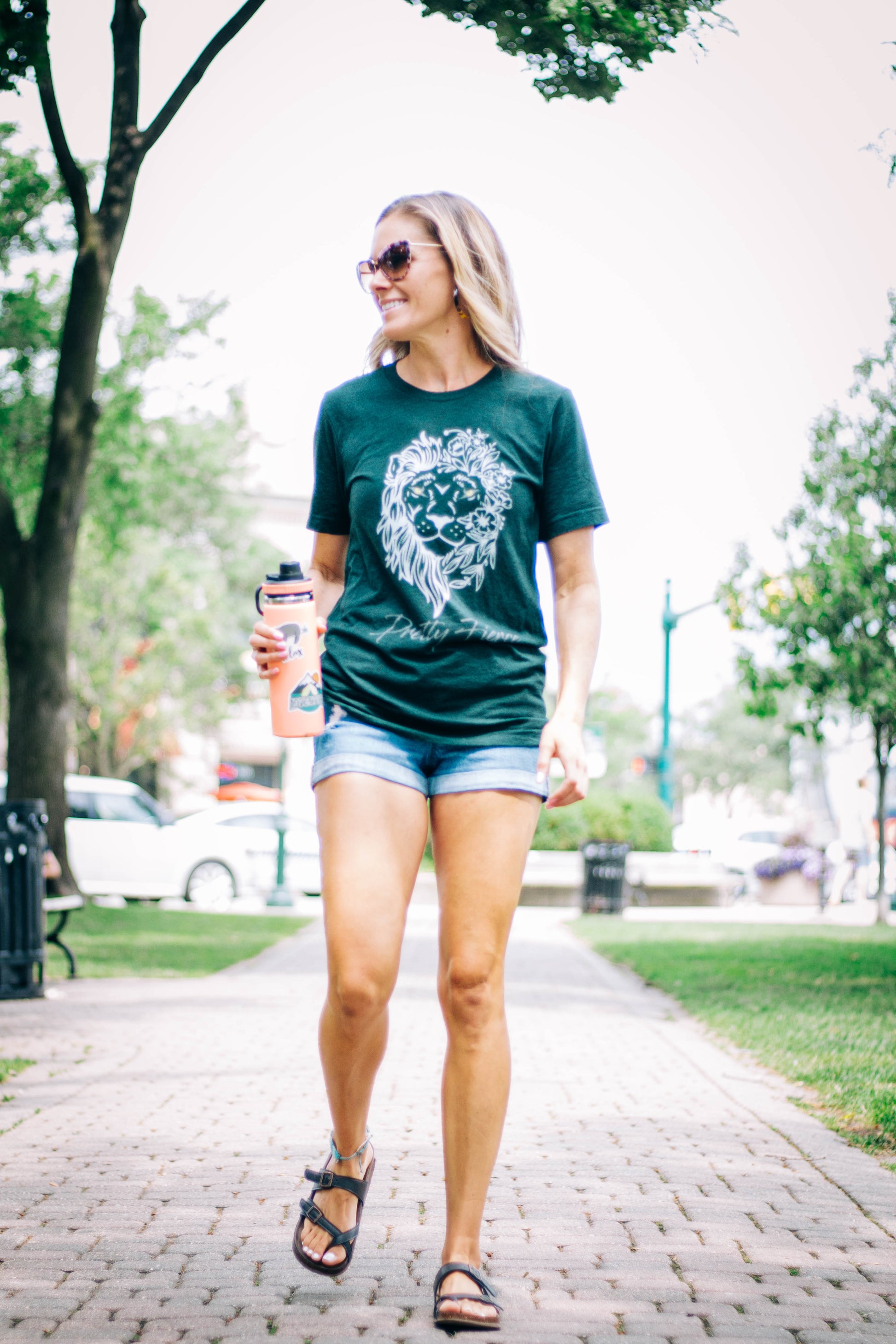 Lion short sleeve t-shirt emerald 5