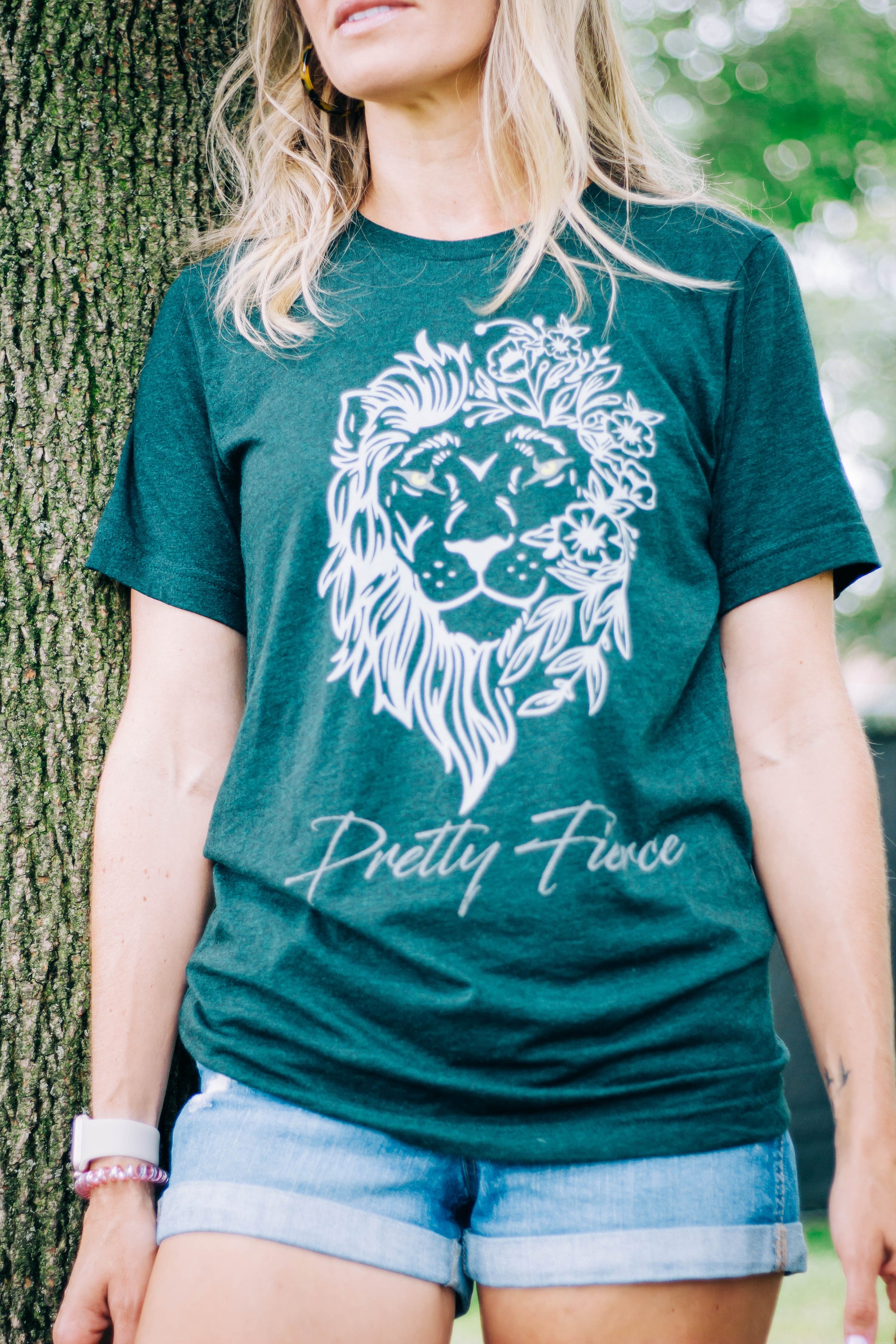 Lion short sleeve t-shirt emerald 4