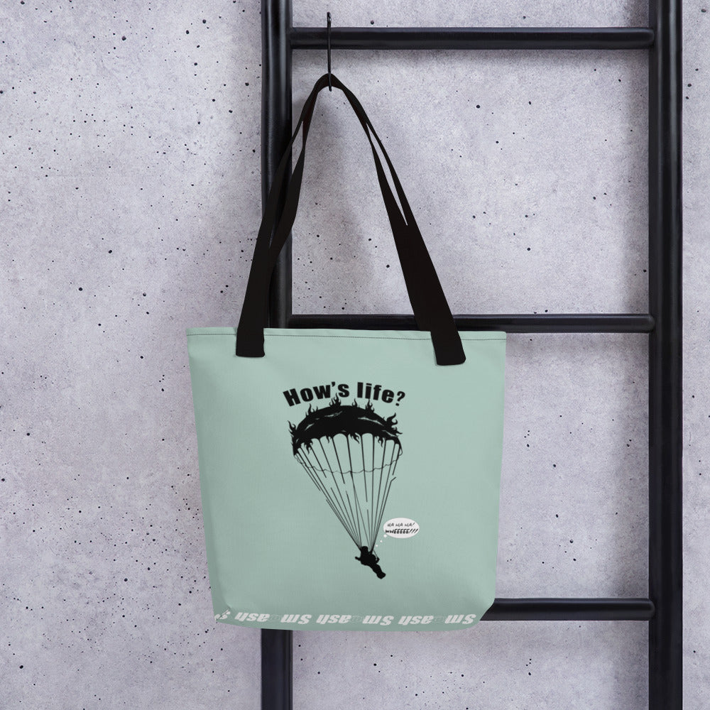 How's Life? tote bag green 2