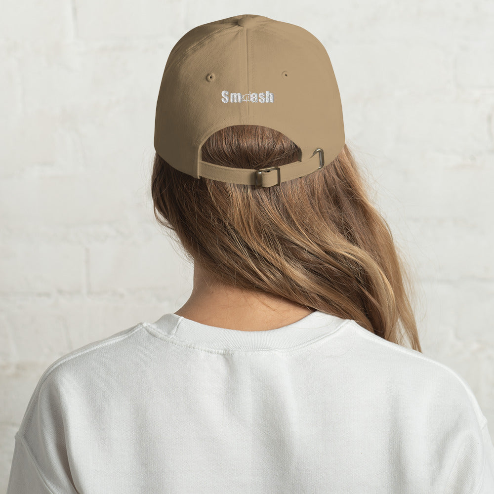 Smash Adjustable Strap Hat Khaki Back