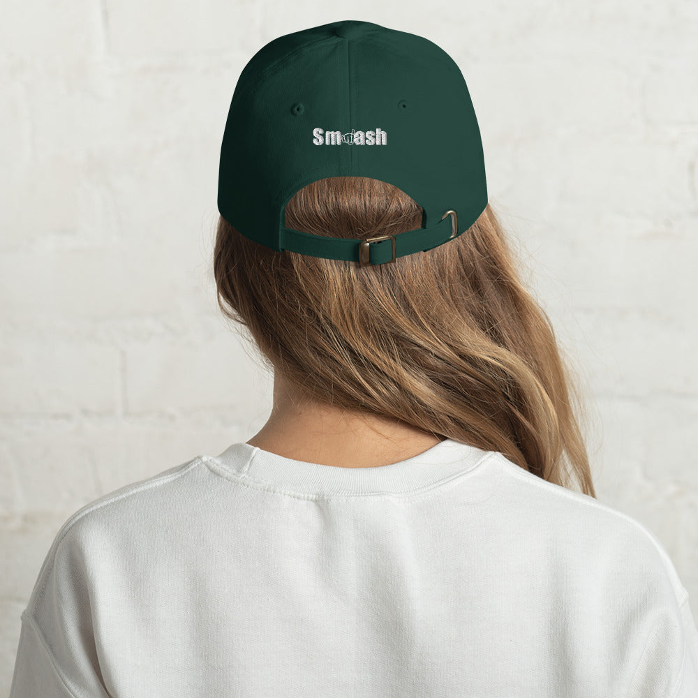 Smash Adjustable Strap Hat Emerald Back