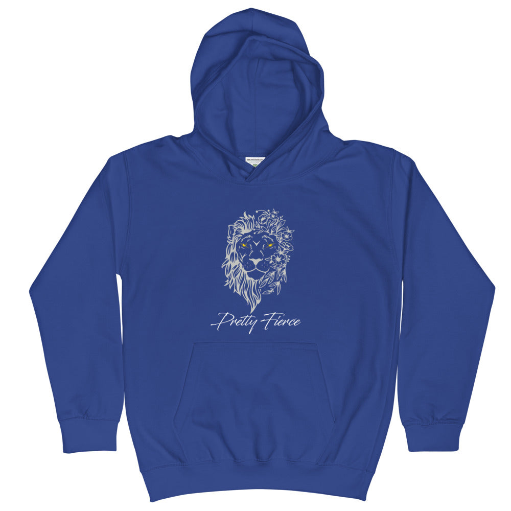 Lion kids' hoodie royal blue