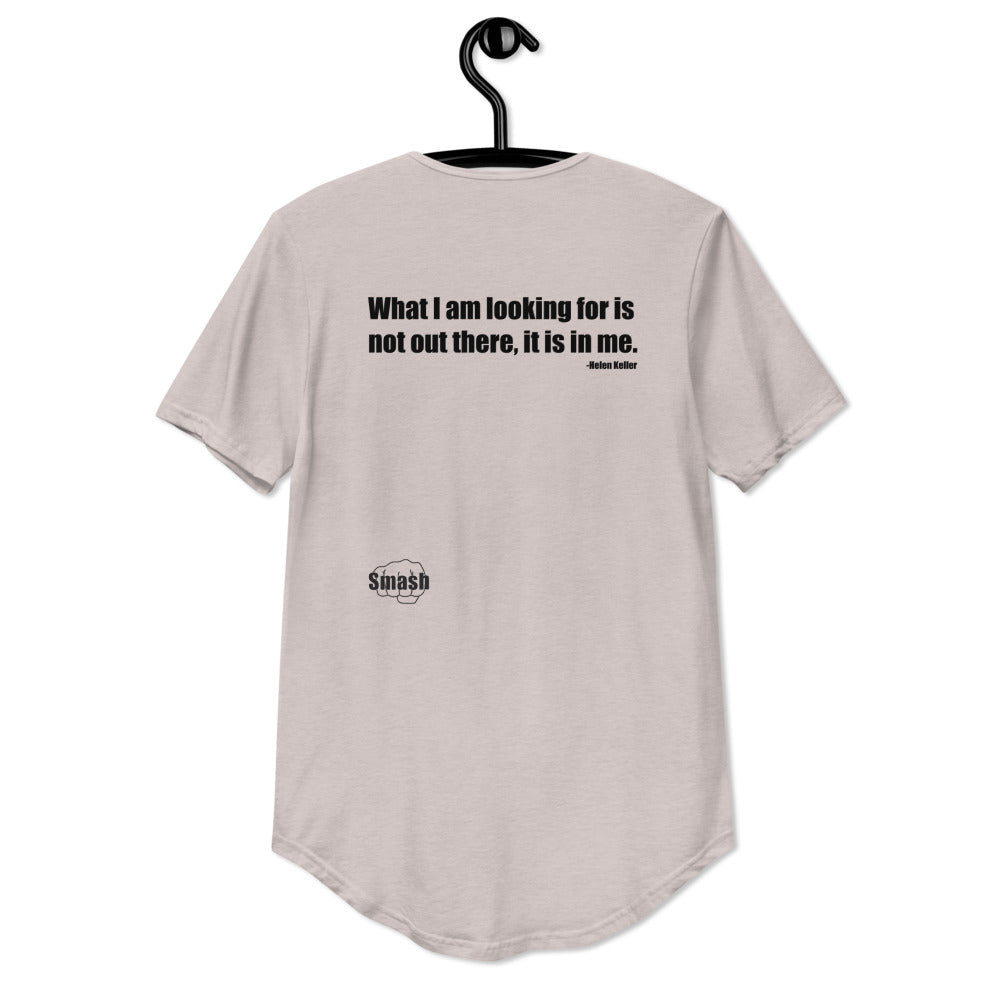 Bear Unisex Curved Hem T-Shirt