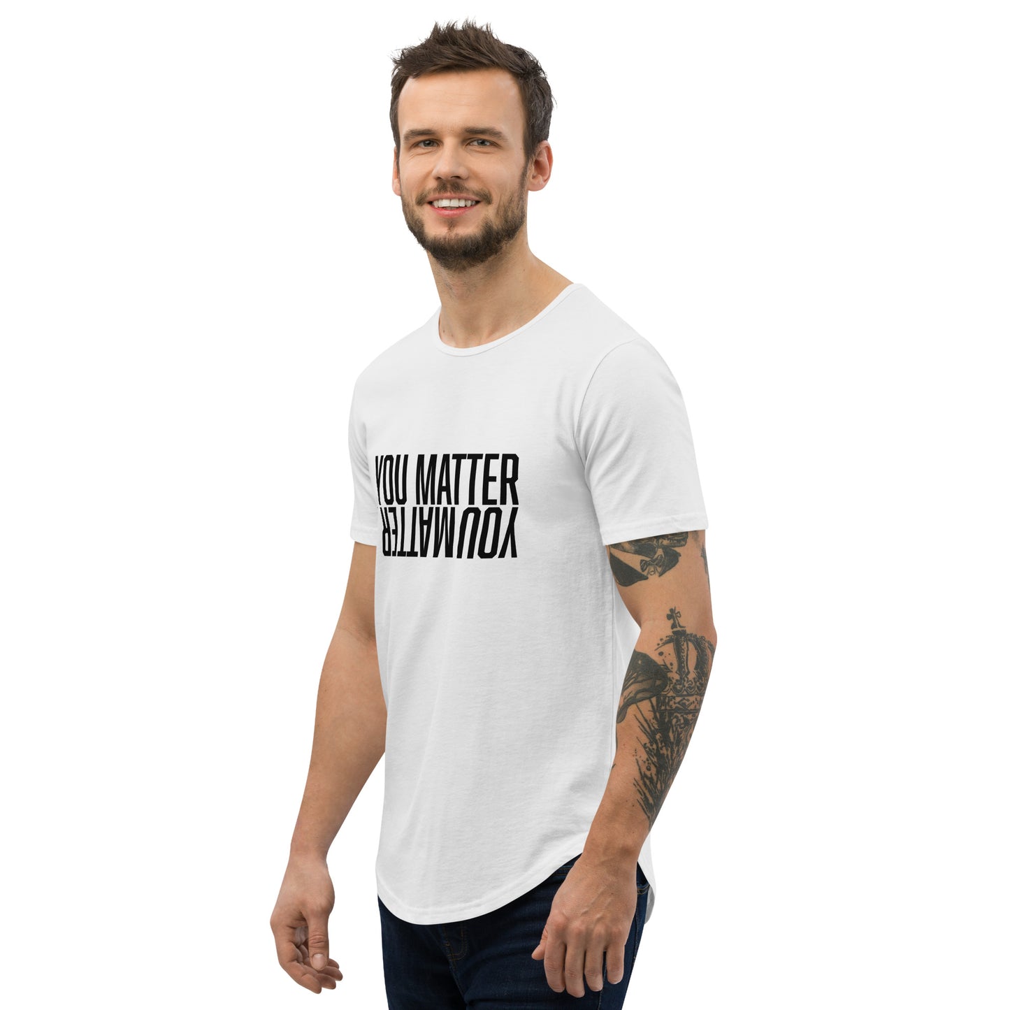 You Matter Curved Hem T-Shirt