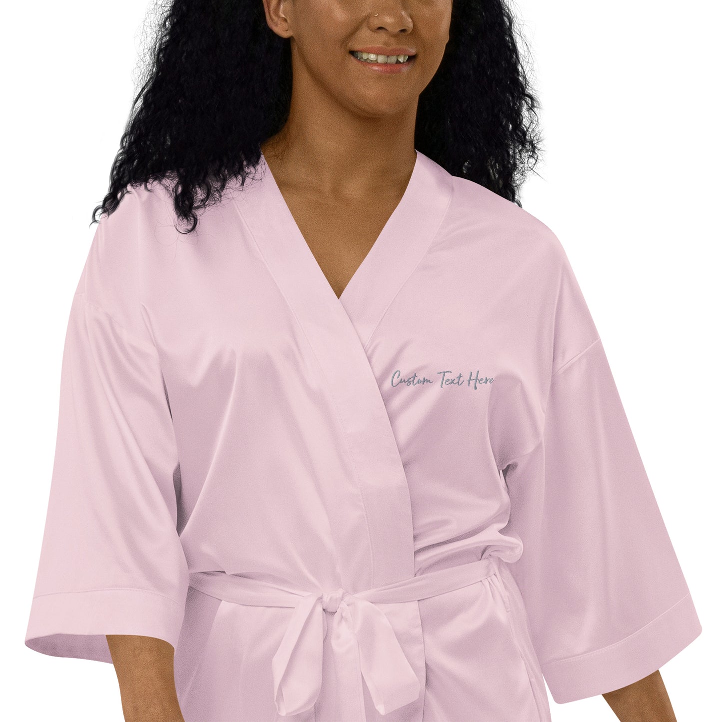 Satin robe *Customizable*