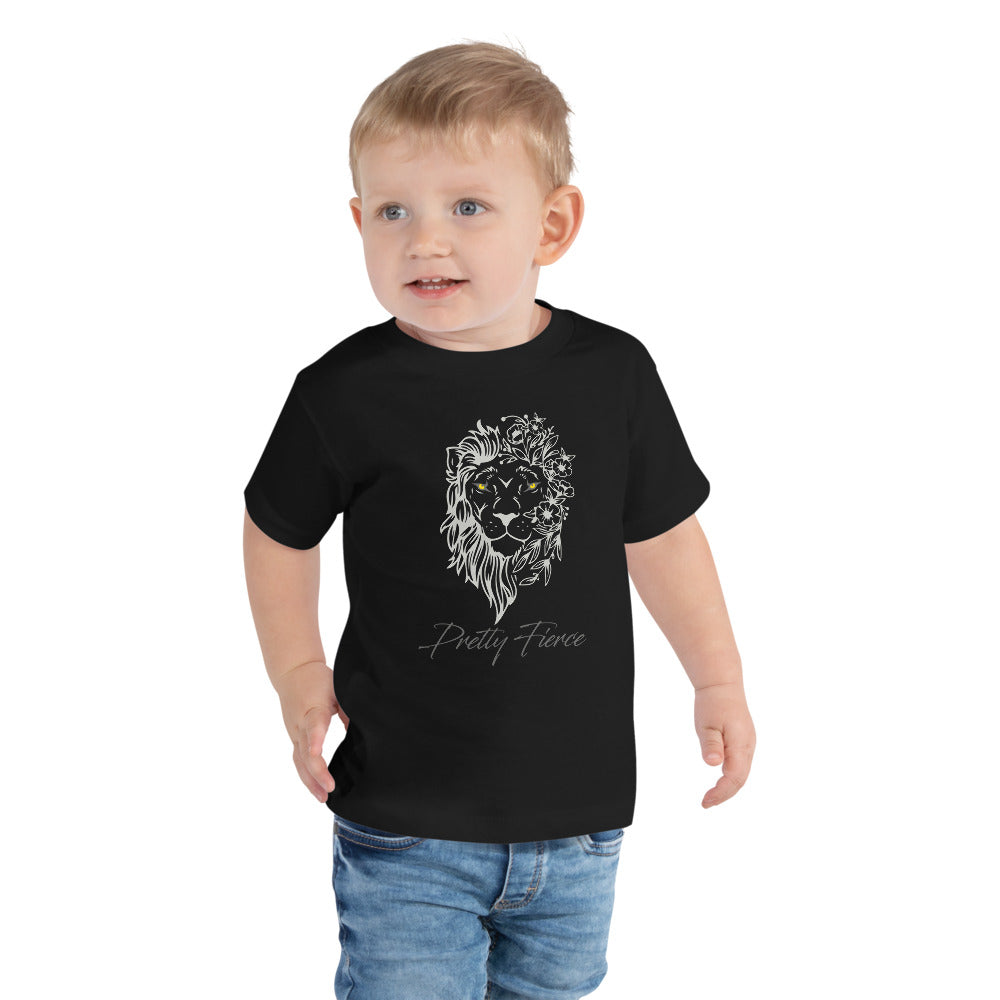 Lion toddler t-shirt black