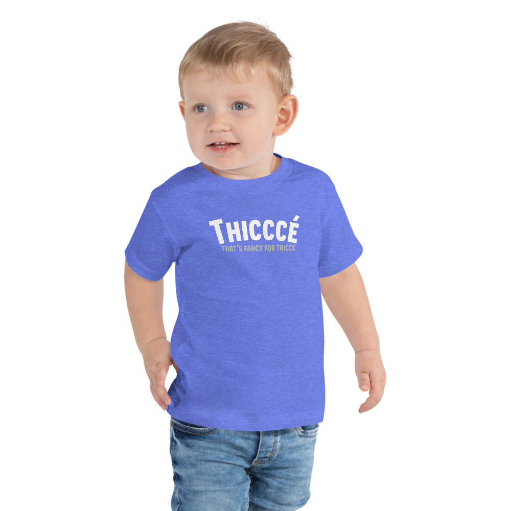 Thicccé Toddler T-shirt Blue
