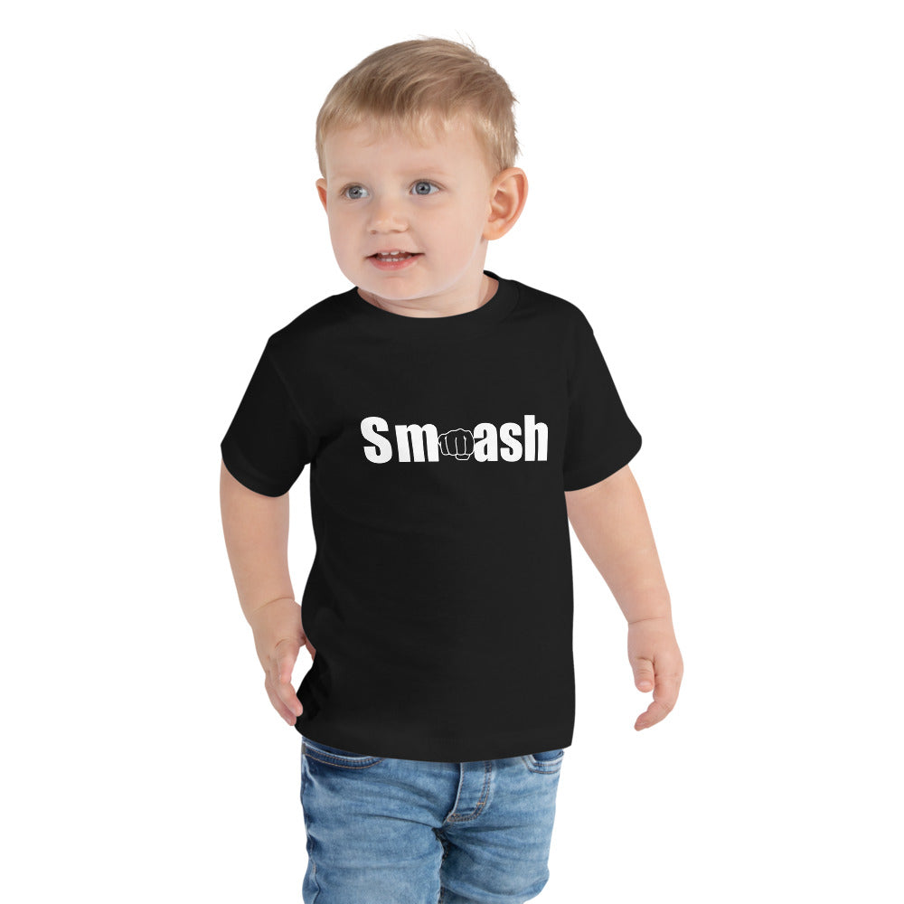 Smash Toddler Short Sleeve Tee Black