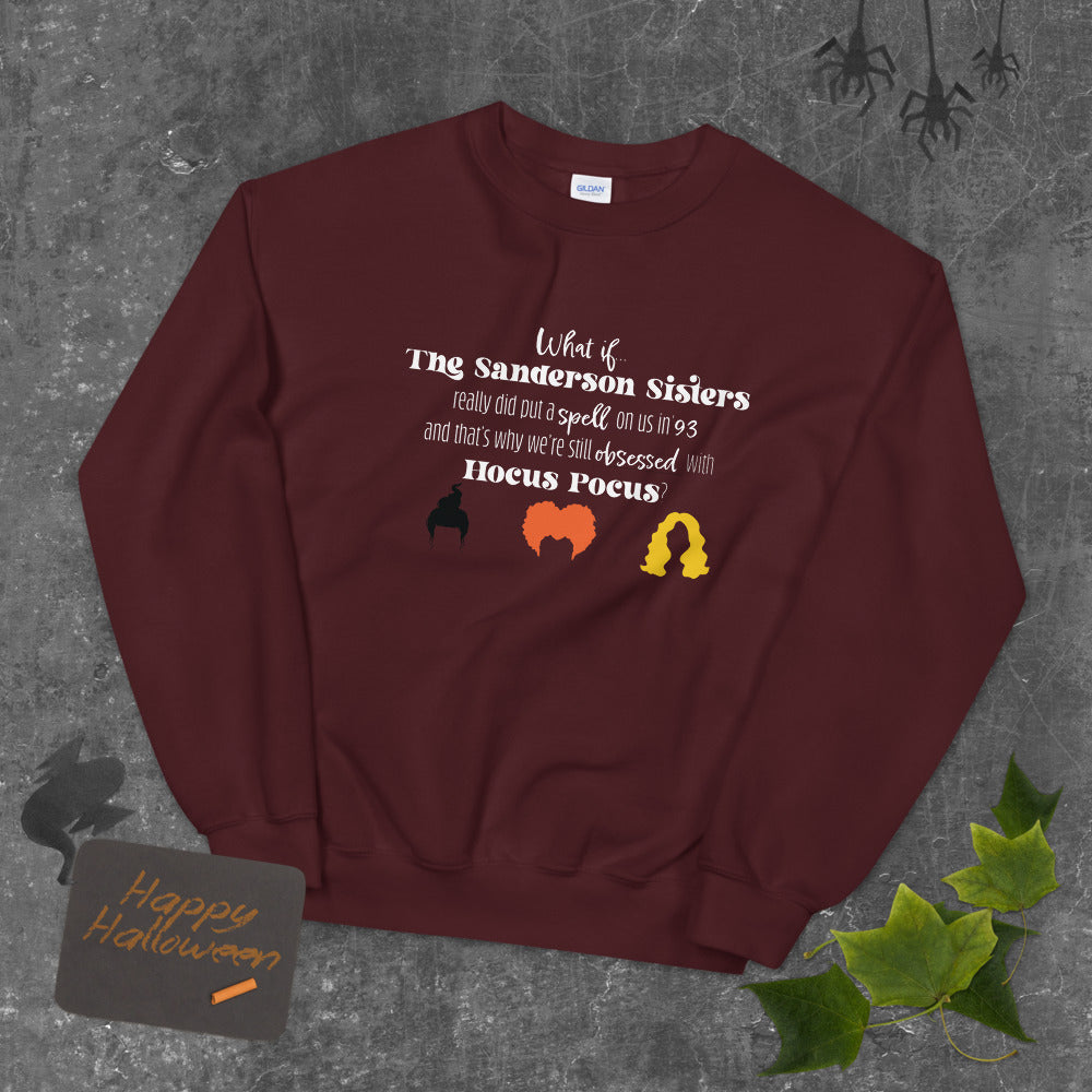 Hocus Pocus unisex sweatshirt maroon