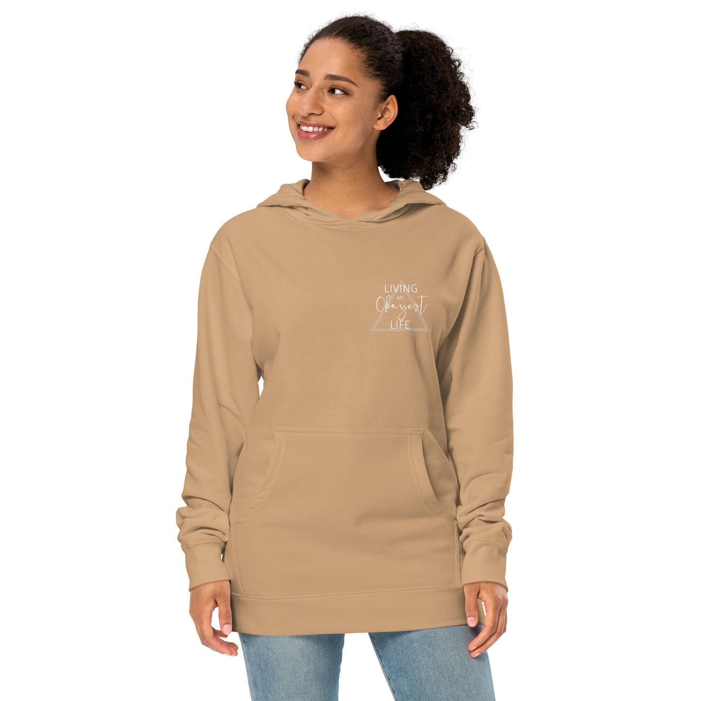 Okayest Life Triangle Unisex midweight hoodie
