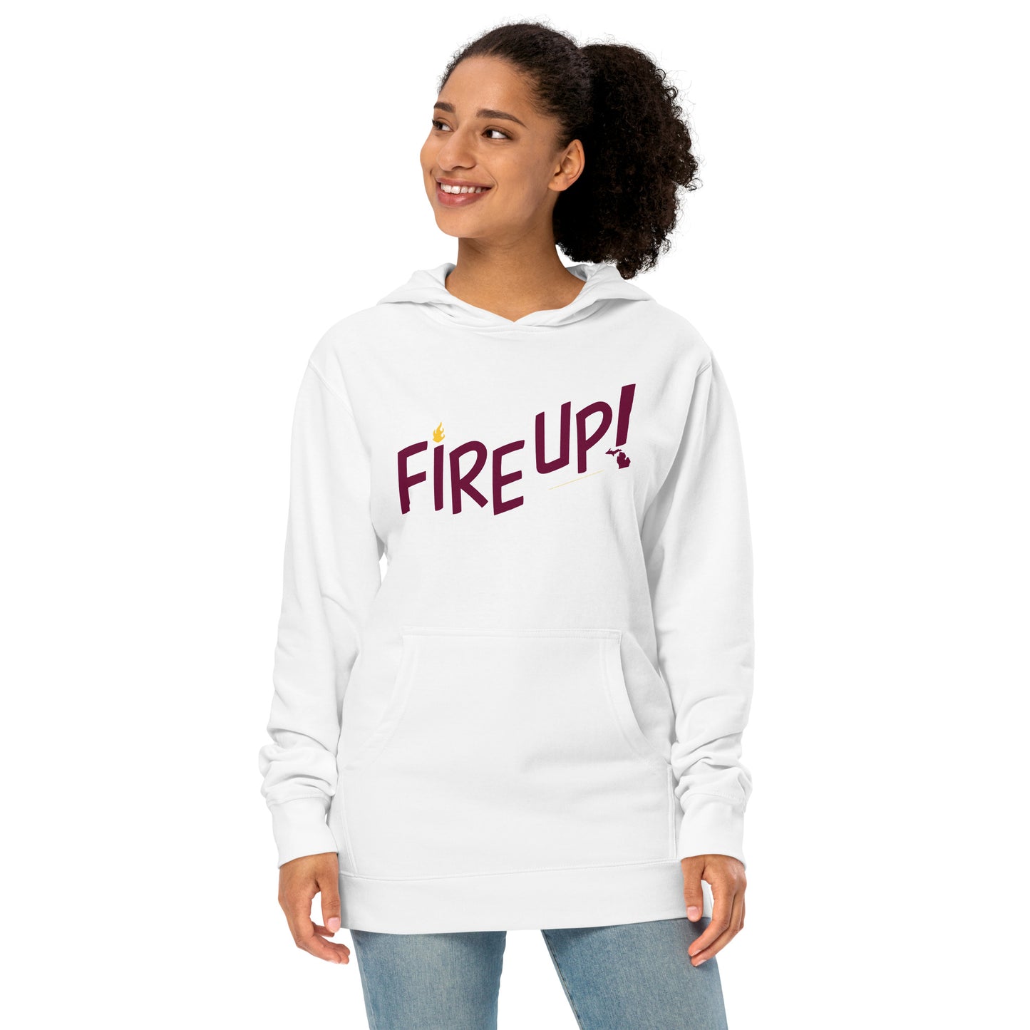 Fire Up! M&G Unisex midweight hoodie