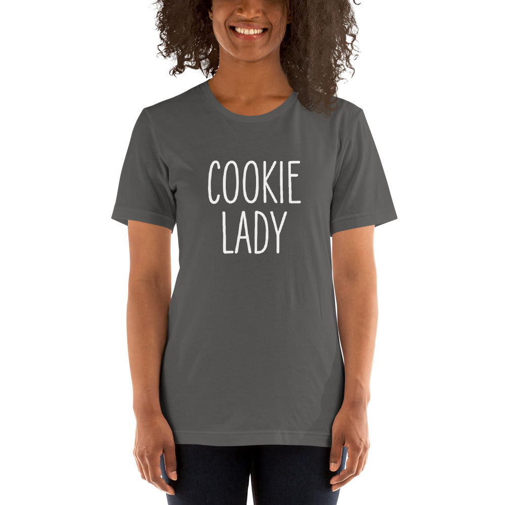 Cookie Lady t-shirt asphalt