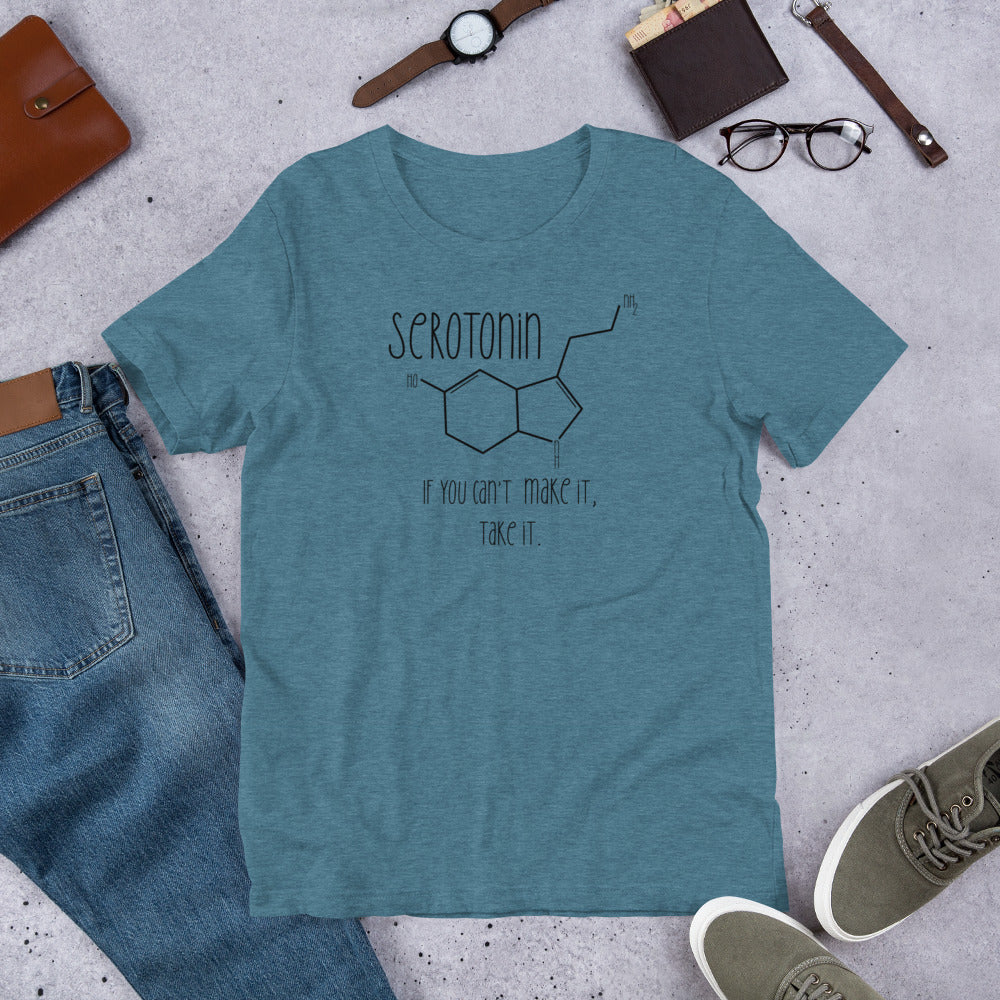 Serotonin Structured Short-sleeve unisex t-shirt