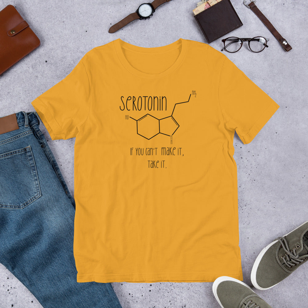 Serotonin Structured Short-sleeve unisex t-shirt