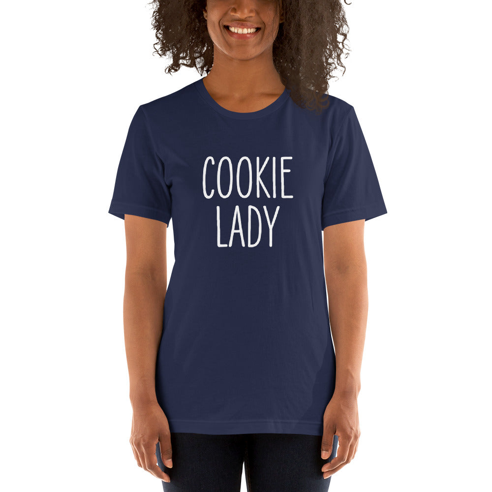Cookie Lady t-shirt navy