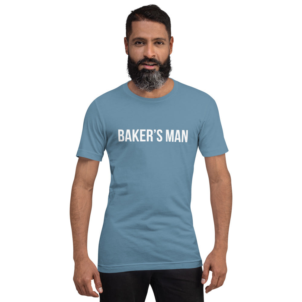 Baker's Man T-shirt steel blue