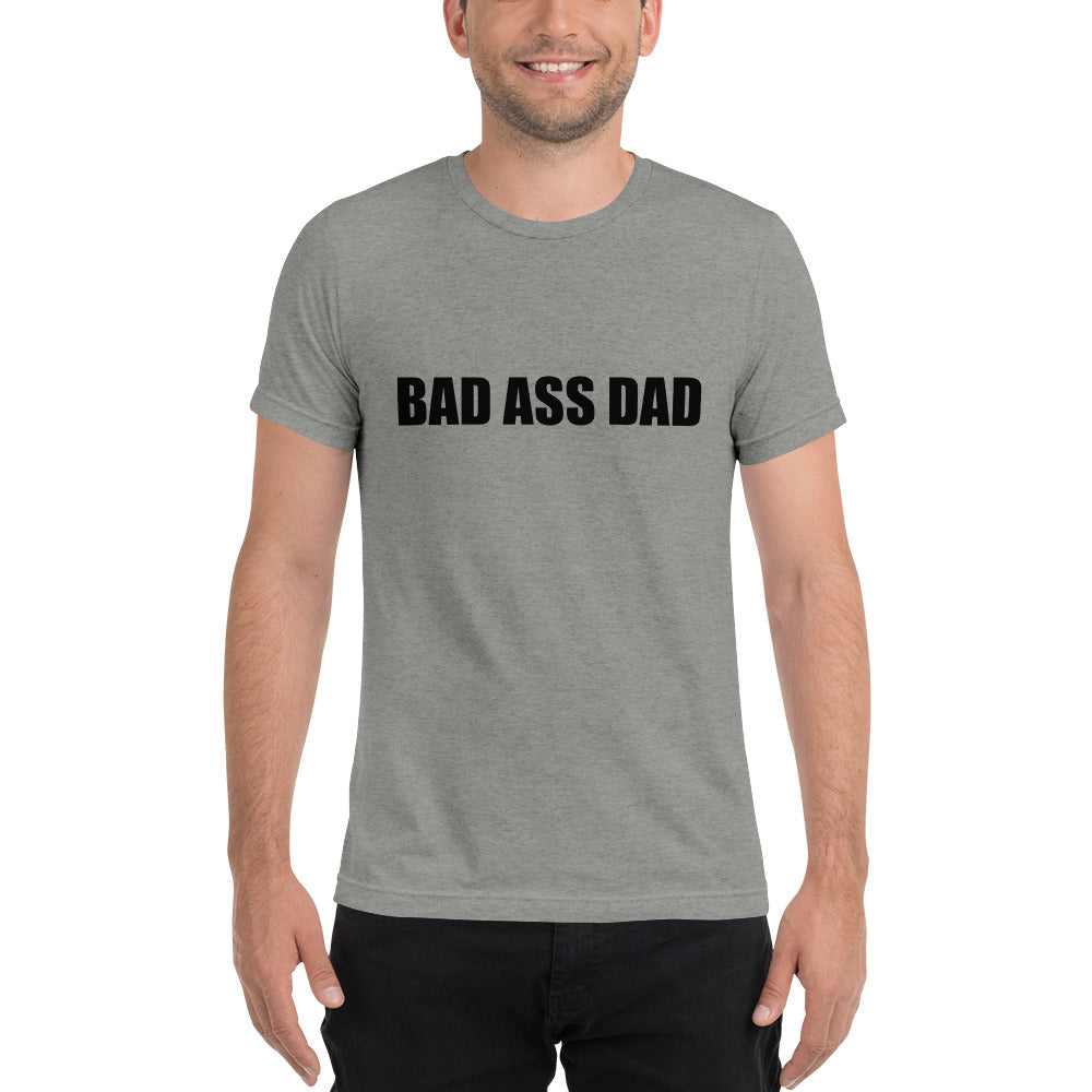 Bad Ass Dad T-shirt light grey