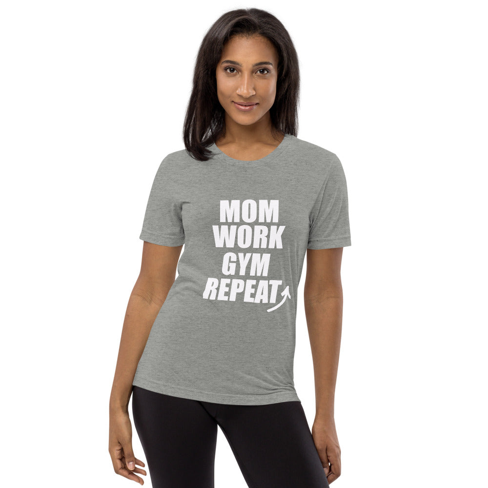 Mom Repeat Short sleeve t-shirt Sport Grey