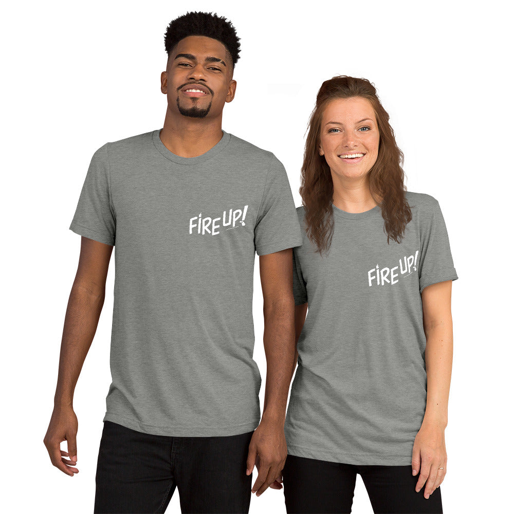 Fire Up! unisex t-shirt athletic grey