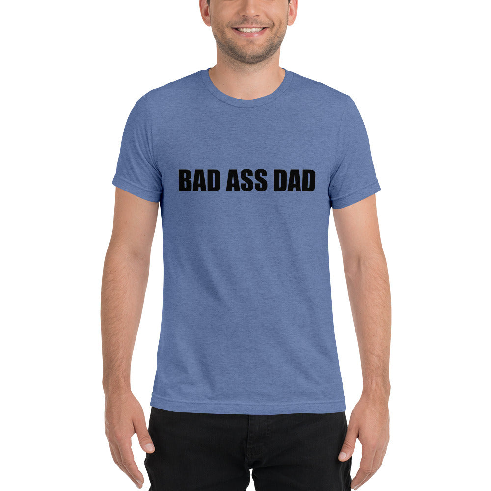 Bad Ass Dad T-shirt light blue