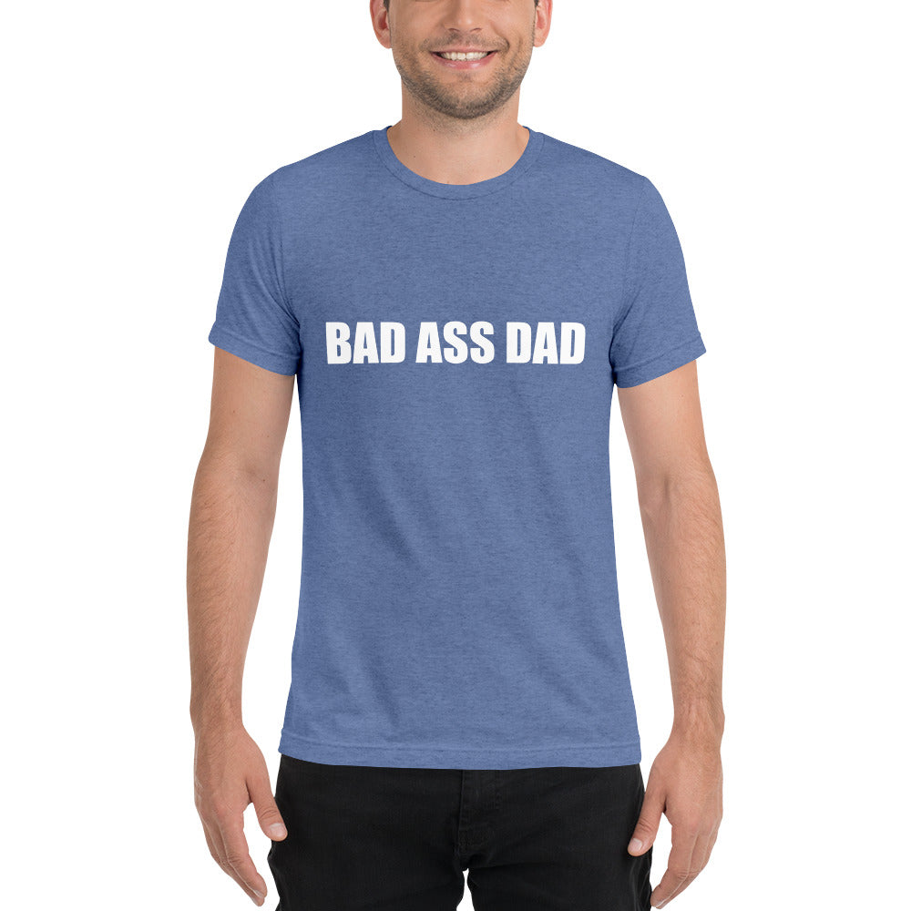 Bad Ass Dan T-Shirt grey blue