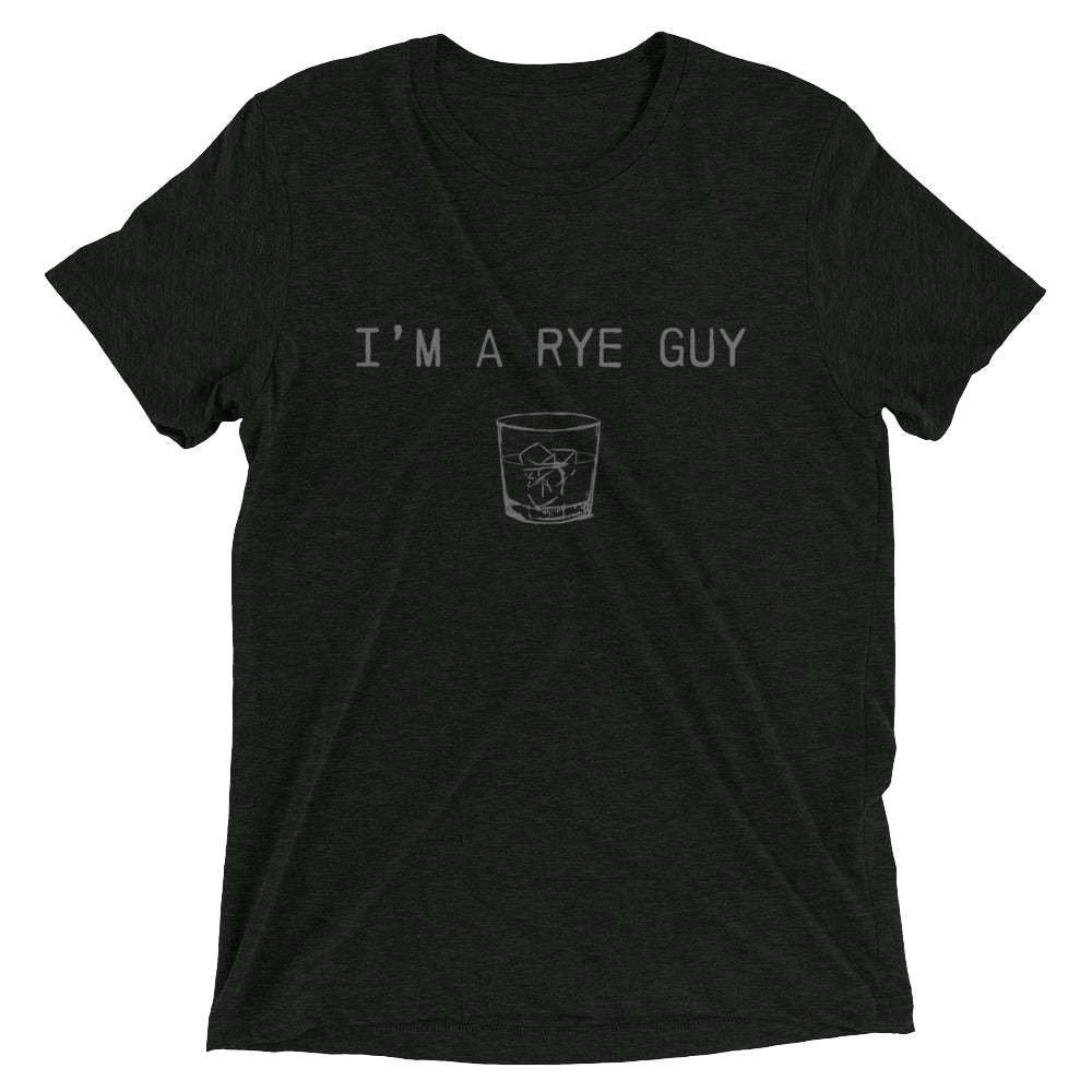 Rye Guy t-shirt Charcoal Black