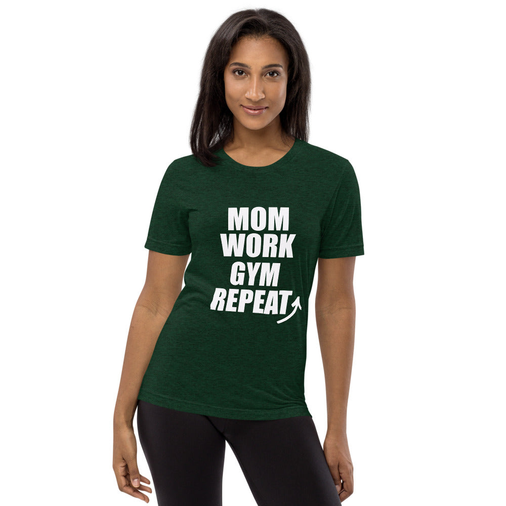 Mom Repeat Short sleeve t-shirt Emerald