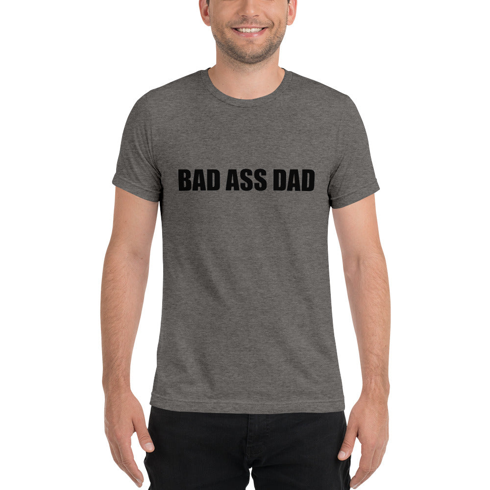 Bad Ass Dad T-shirt grey