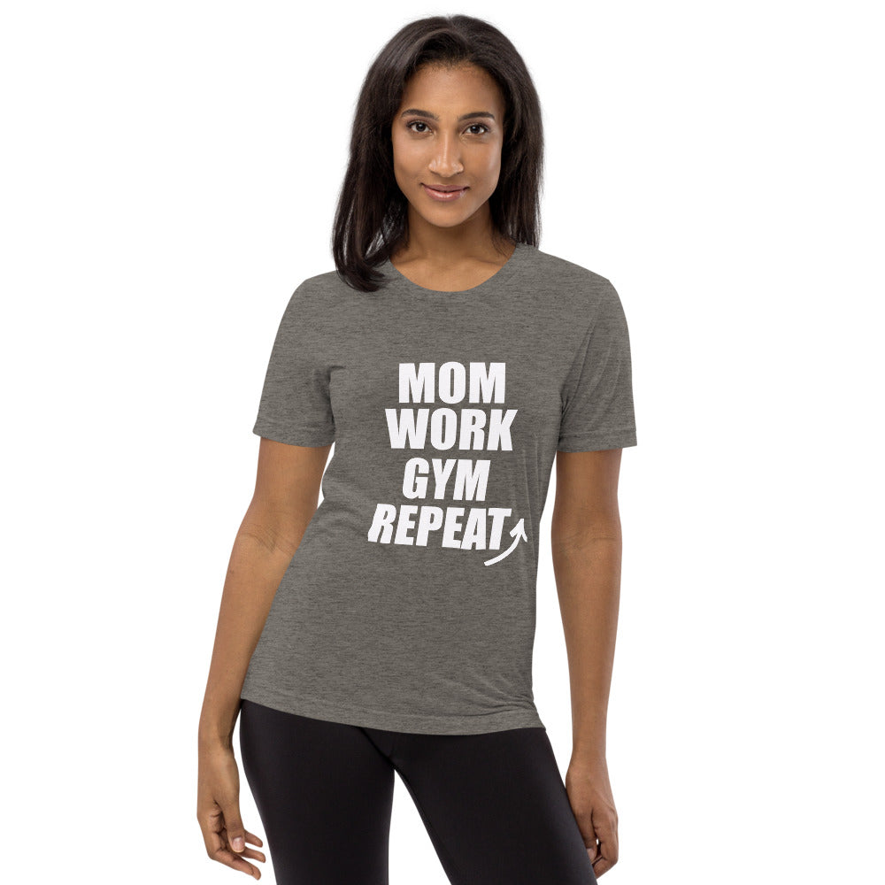 Mom Repeat Short sleeve t-shirt Grey