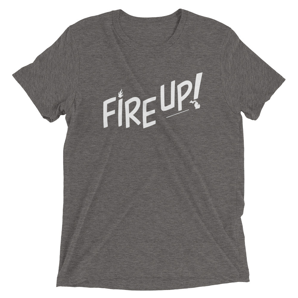 Fire Up! Short sleeve t-shirt grey