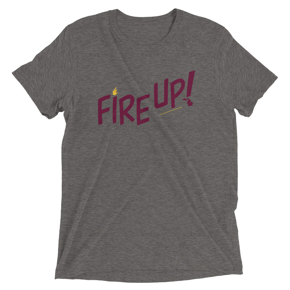 Fire Up! Short sleeve t-shirt grey