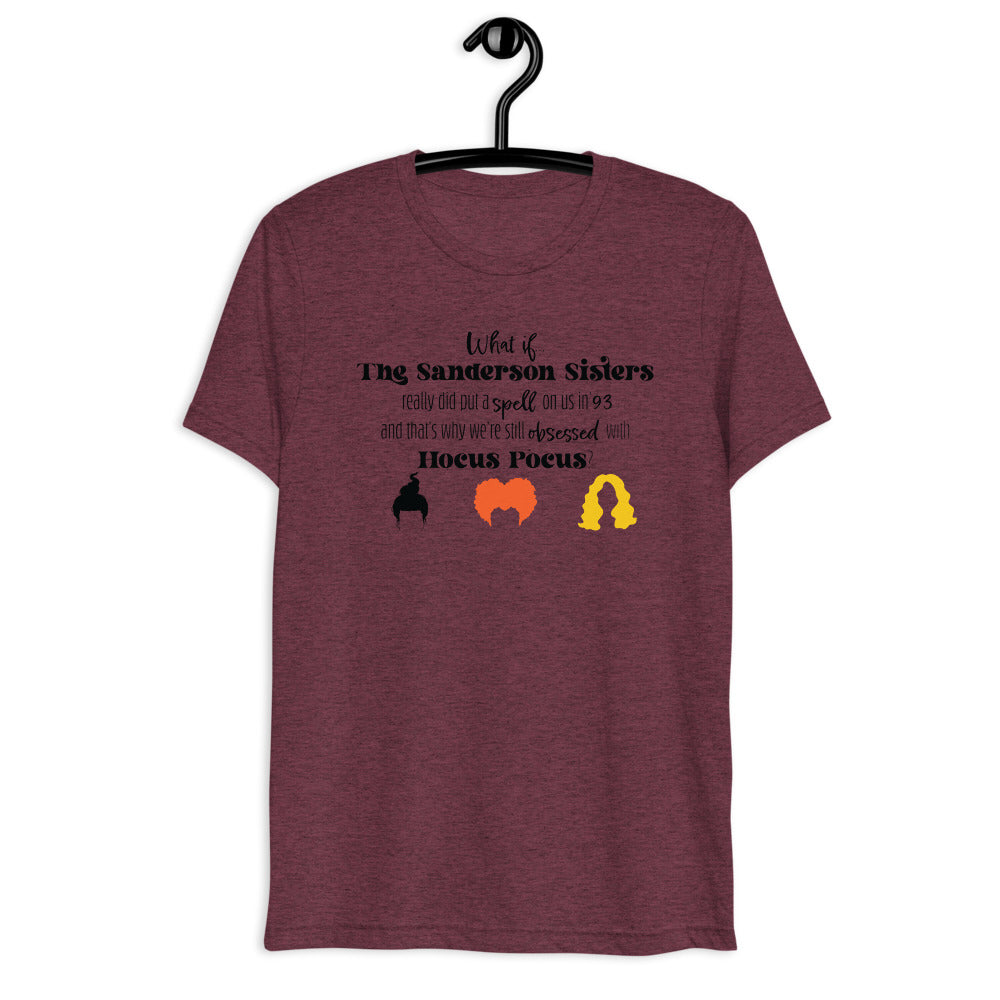 "Hocus Pocus" t-shirt maroon