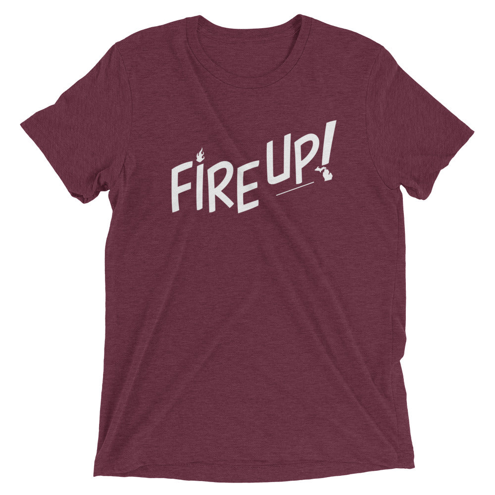 Fire Up! Short sleeve t-shirt maroon