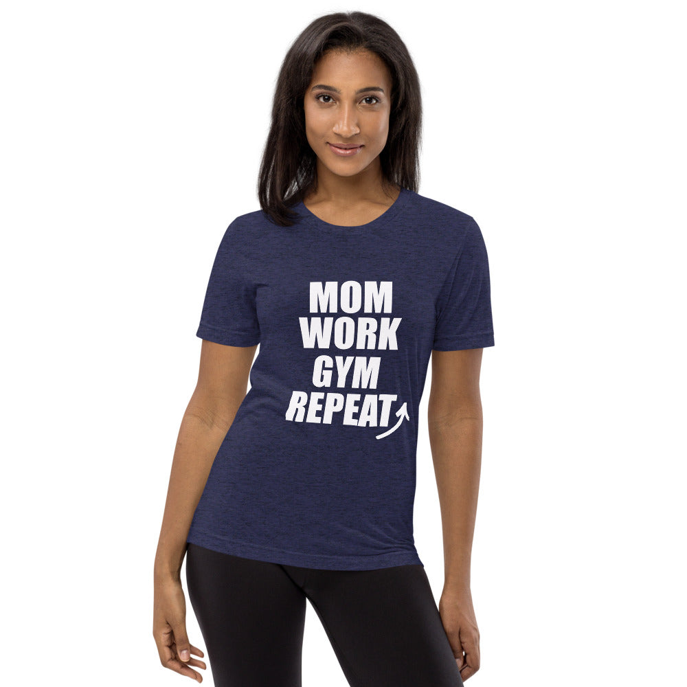 Mom Repeat Short sleeve t-shirt Navy