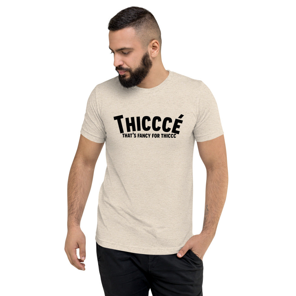 Thicccé t-shirt Oatmeal Triblend