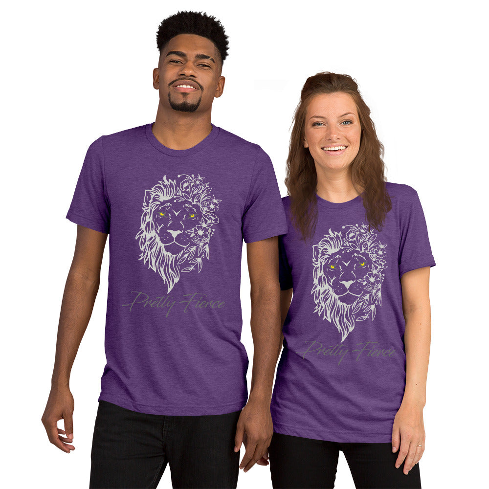 Lion short sleeve t-shirt purple