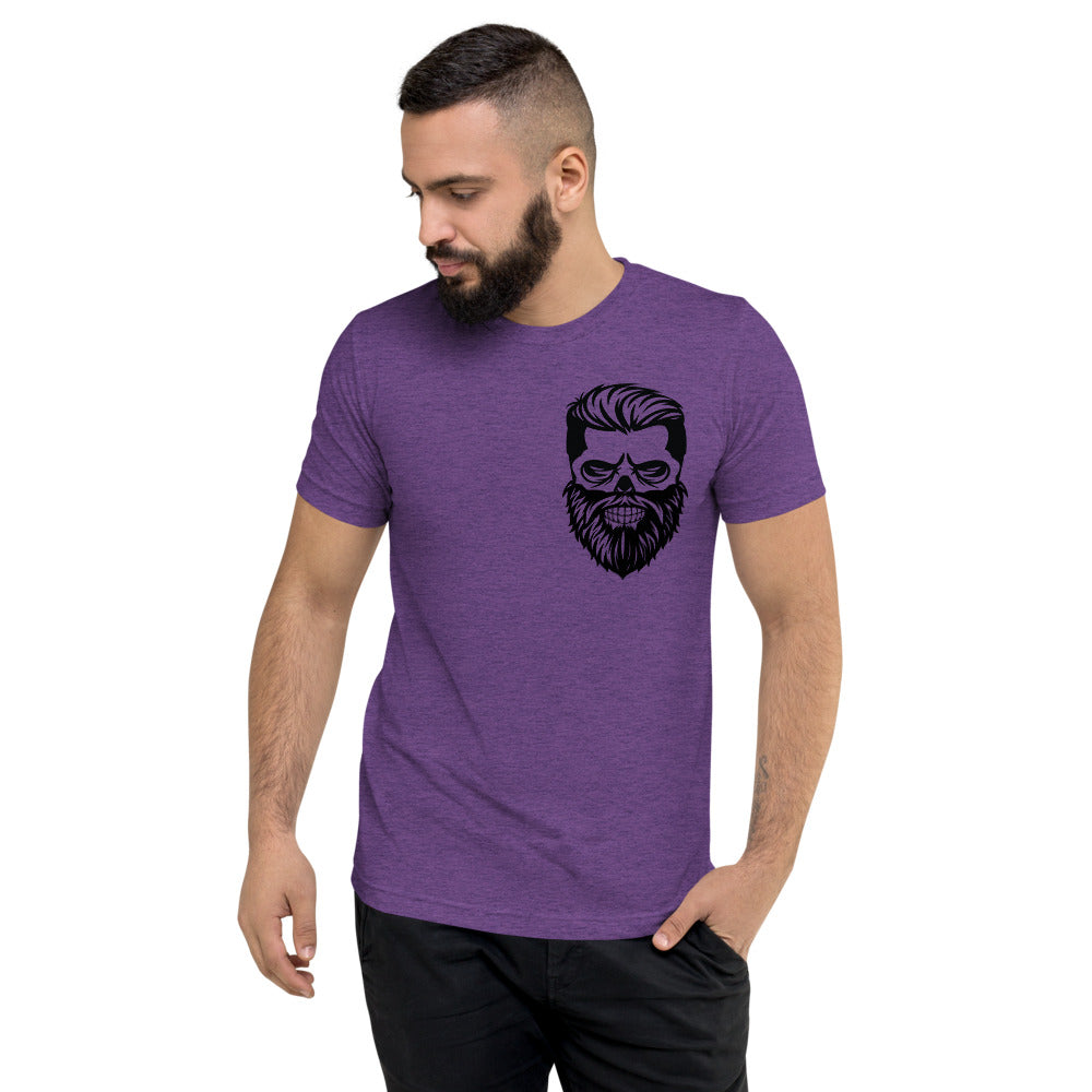 Skull Pocket Short sleeve t-shirt in purple
