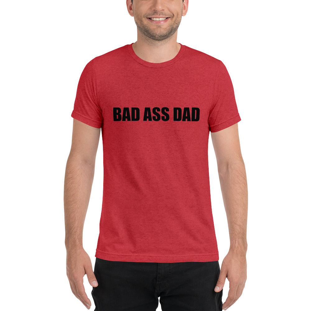 Bad Ass Dad T-shirt red