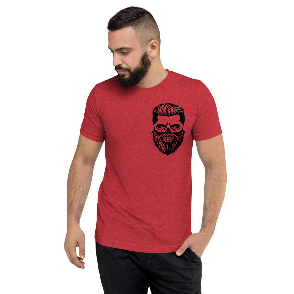Skull Pocket Short sleeve t-shirt in red