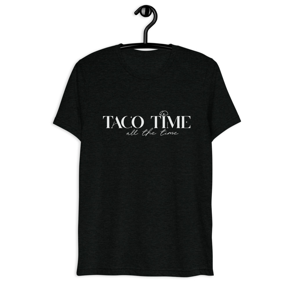 Taco Time Short sleeve t-shirt solid black