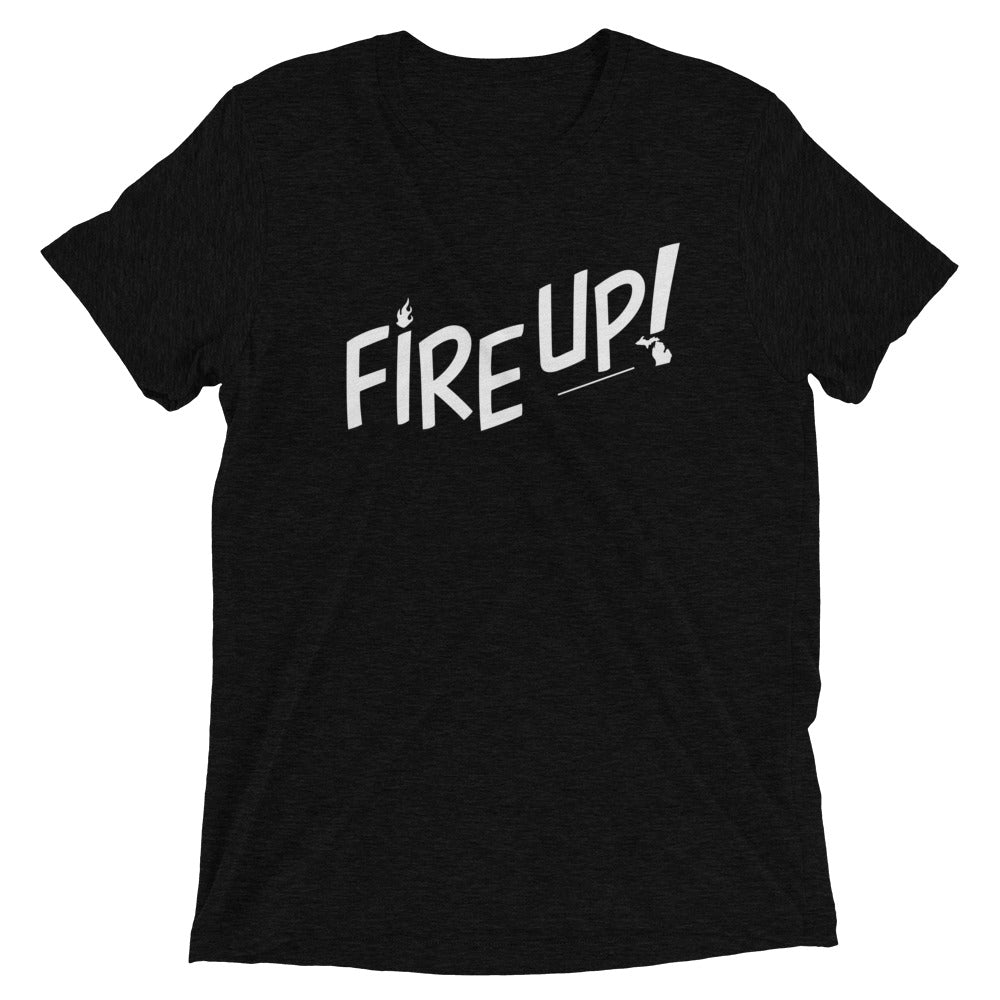 Fire Up! Short sleeve t-shirt solid black