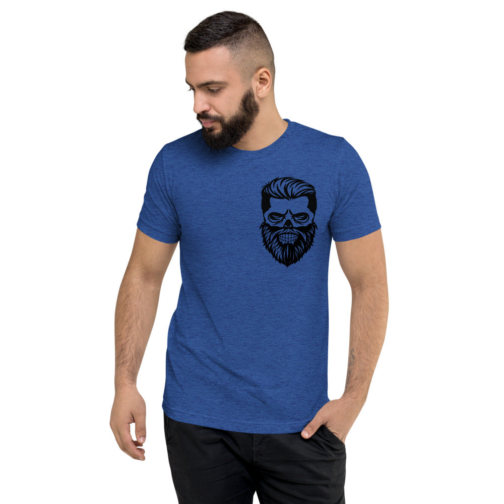 Skull Pocket Short sleeve t-shirt in royal blue