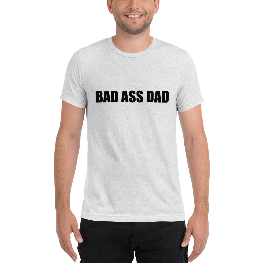Bad Ass Dad T-shirt white