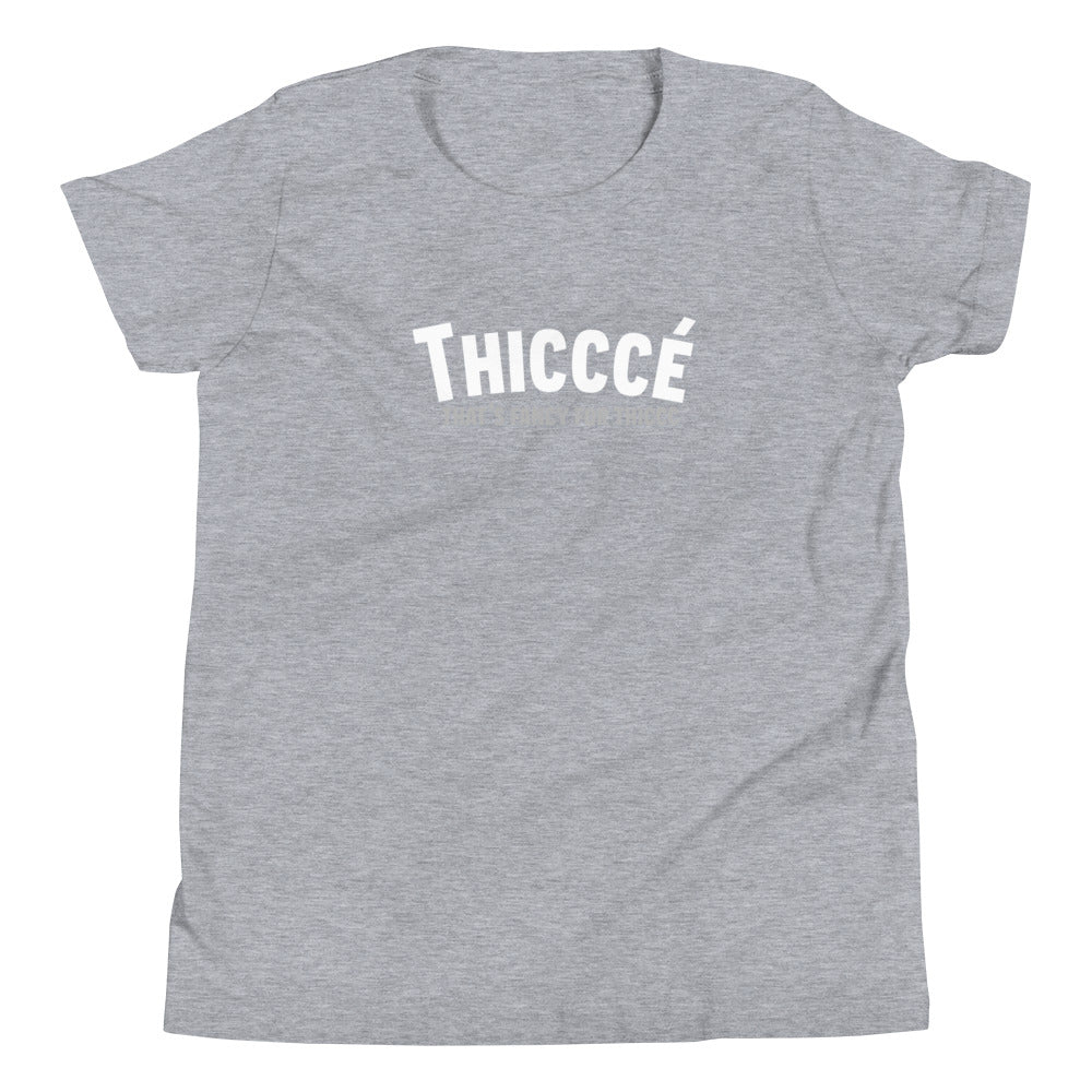 Thicccé Youth Short Sleeve T-Shirt Athletic Heather