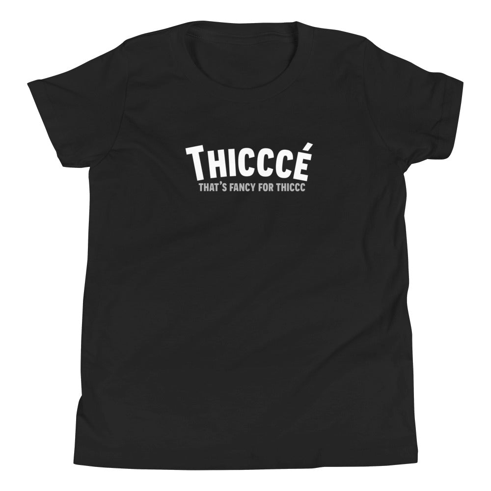 Thicccé Youth Short Sleeve T-Shirt Black